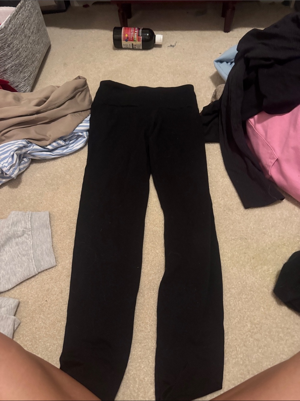 No Boundaries Black Kids Leggings - Stretchy Everyday Basics